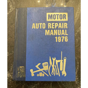 Vintage Motor Auto Repair Manual 1976 US Car Models 39th Edition